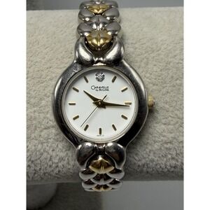 Caravelle by Bulova 46K32 Ladies‎ Watch New Battery 21MM 6.5" White Dial